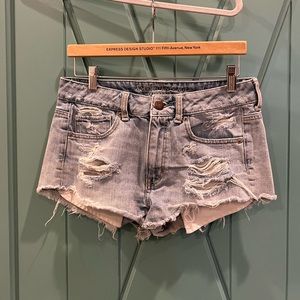 AE Distressed Jean Shorts
